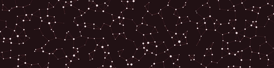 Network Mesh Procedural Art background illustration