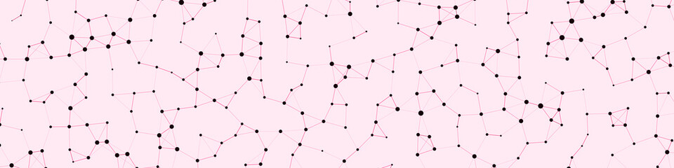 Network Mesh Procedural Art background illustration