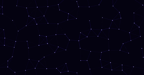 Network Mesh Procedural Art background illustration