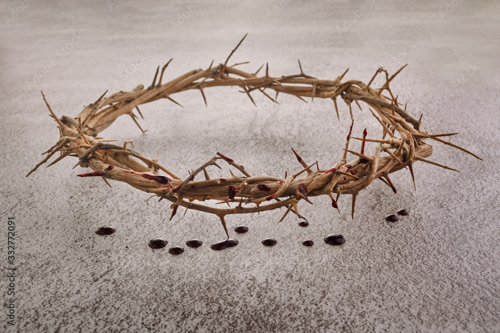 Jesus Christ Crown Of Thorns Religion Background Easter Symbol Jesus Christ Crown Of Thorns Religion Background Easter Symbol