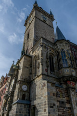 Poster - Clock tower in old Prague