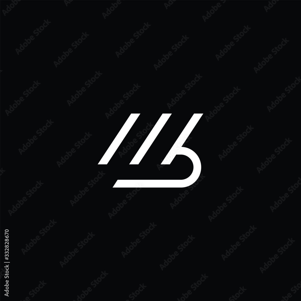 Bww Monogram Minimal elegant monogram art logo. Outstanding professional trendy ...
