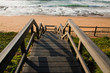 © lcswart - Wood Stairway above Vegetation Leading onto Beach