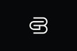 Minimal elegant monogram art logo. Outstanding professional trendy awesome artistic GB BG initial based Alphabet icon logo. Premium Business logo White color on black background