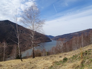 mountain lake landscape