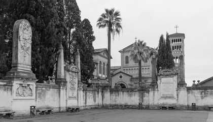 Wall Mural - Following the coronavirus outbreak, the italian Government has decided for a massive curfew, leaving even the Old Town, usually crowded, completely deserted