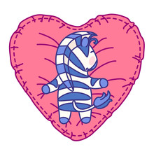 Heart Zebra Clipart Free Stock Photo - Public Domain Pictures