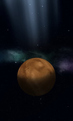 Wall Mural - space illustration of mars