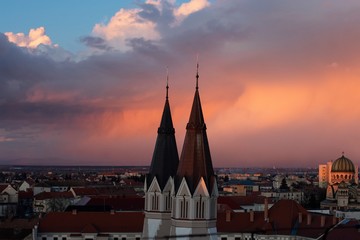 view of the city (Satu Mare, Romania)