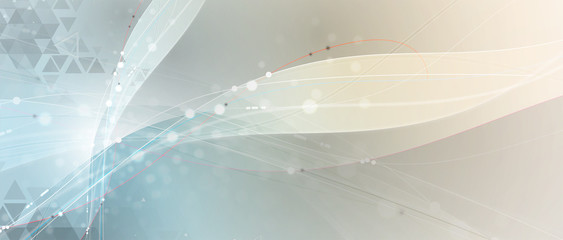 Technology data background, idea of global business solution