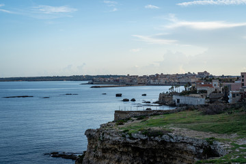 Canvas Print - The Coast of Syracuse Italy (Sicily)