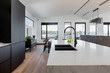 © Jodie Johnson/Stocksy - Modern kitchen island