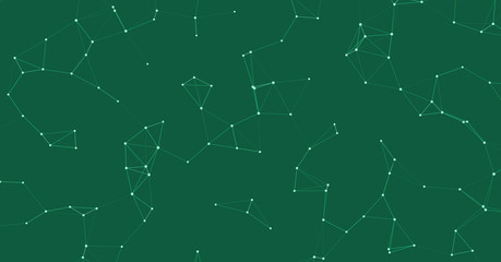 Network Mesh Procedural Art background illustration