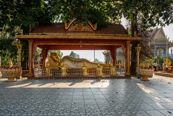 Sleeping buddha, Sihanoukville, Cambodia