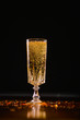 champagne in a glass