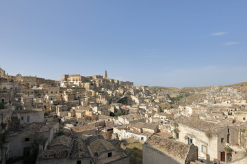 CItyscape of Matera Italy, World Heritage