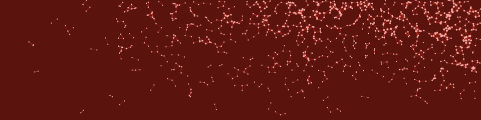 Network Mesh Procedural Art background illustration