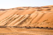 Sandformationen in der Wüste in den Vereinten arabischen Emirate.