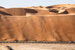 Sanddüne in der Wüste in den Vereinten arabischen Emirate.