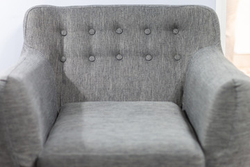 Super confortable armchair fabric detail