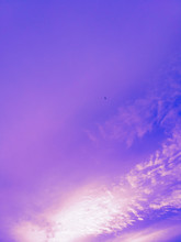 Sky And Clouds Sunset Blue Purple Background