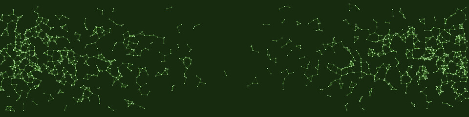 Procedural Network Mesh Art background illustration