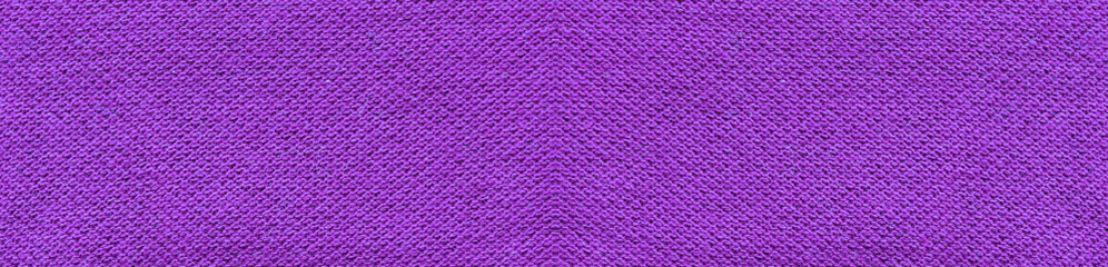 Sticker - Violet texture background, empty plain seamless fabric design. Simple cloth texture, horizontal banner backdrop with blank copy space to use for advertising