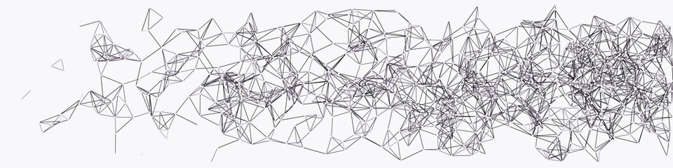  Procedural Network Mesh Art background illustration