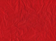 red wrinkled paper texture background