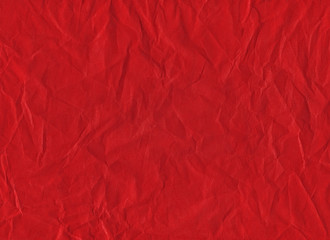 red wrinkled paper texture background