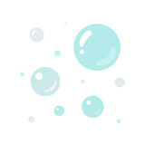 Fototapeta Motyle - Bubbles  isolated on white background