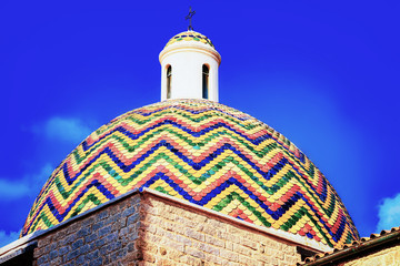 Wall Mural - Church of San Paolo Apostolo Olbia Sardinia