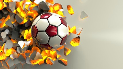 Fototapeta sport 3d piłka nożna piłka stary