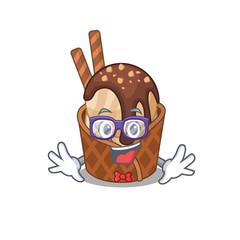 Sticker - Super Funny Geek coffee ice cream cartoon character design