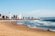 View of Durban's Golden Mile from uShaka Beach