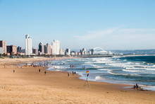 View Of Durban's Golden Mile From UShaka Beach