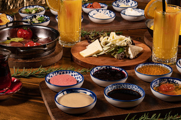 Wall Mural - Turkish Breakfast stock photo