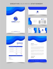 Wall Mural - Creative stationery business corporate identity template design