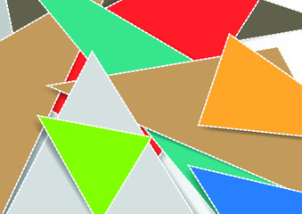 Wall Mural - Abstract Colorful Material Design