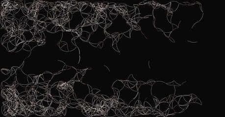 Procedural Art Network Mesh background illustration
