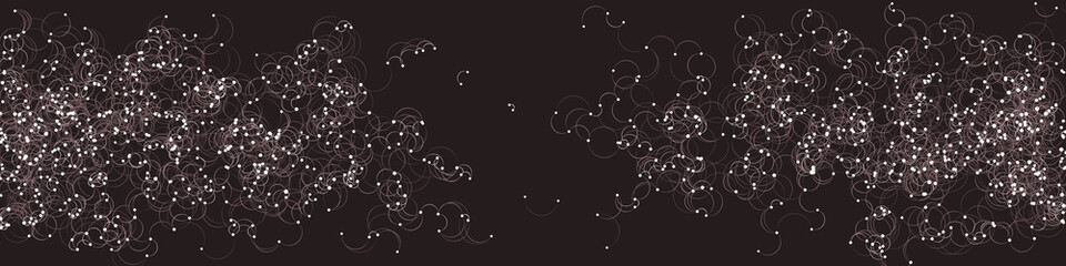 Procedural Art Network Mesh background illustration