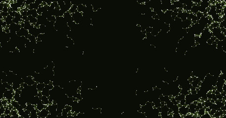 Procedural Art Network Mesh background illustration