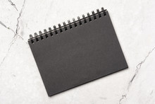 Black Notebook Or Sketchbook For Drawing And Art