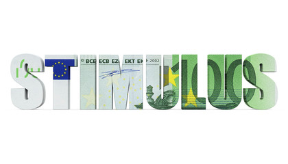 Wall Mural - Economic Stimulus Euro Illustration