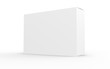 © wittaya - White Blank Product Package Box. Realistic 3D Mock up design. Container, Packaging Template on white background.
