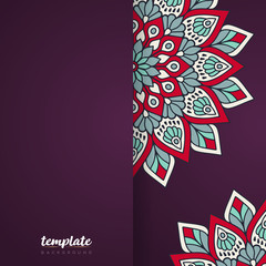 Wall Mural - luxury ornamental mandala design background