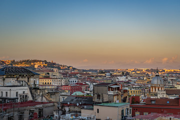 Wall Mural - A look at the city of Naples Italy