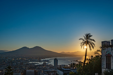 Wall Mural - A look at the city of Naples Italy