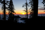 Fototapeta Na ścianę - Sunset Sequoia National Park