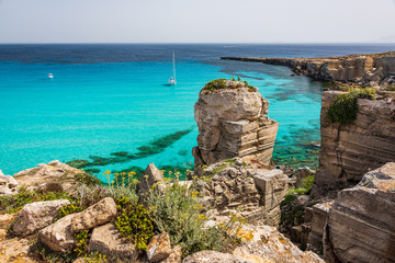 Wall Mural - Cala Rossa in Favignana